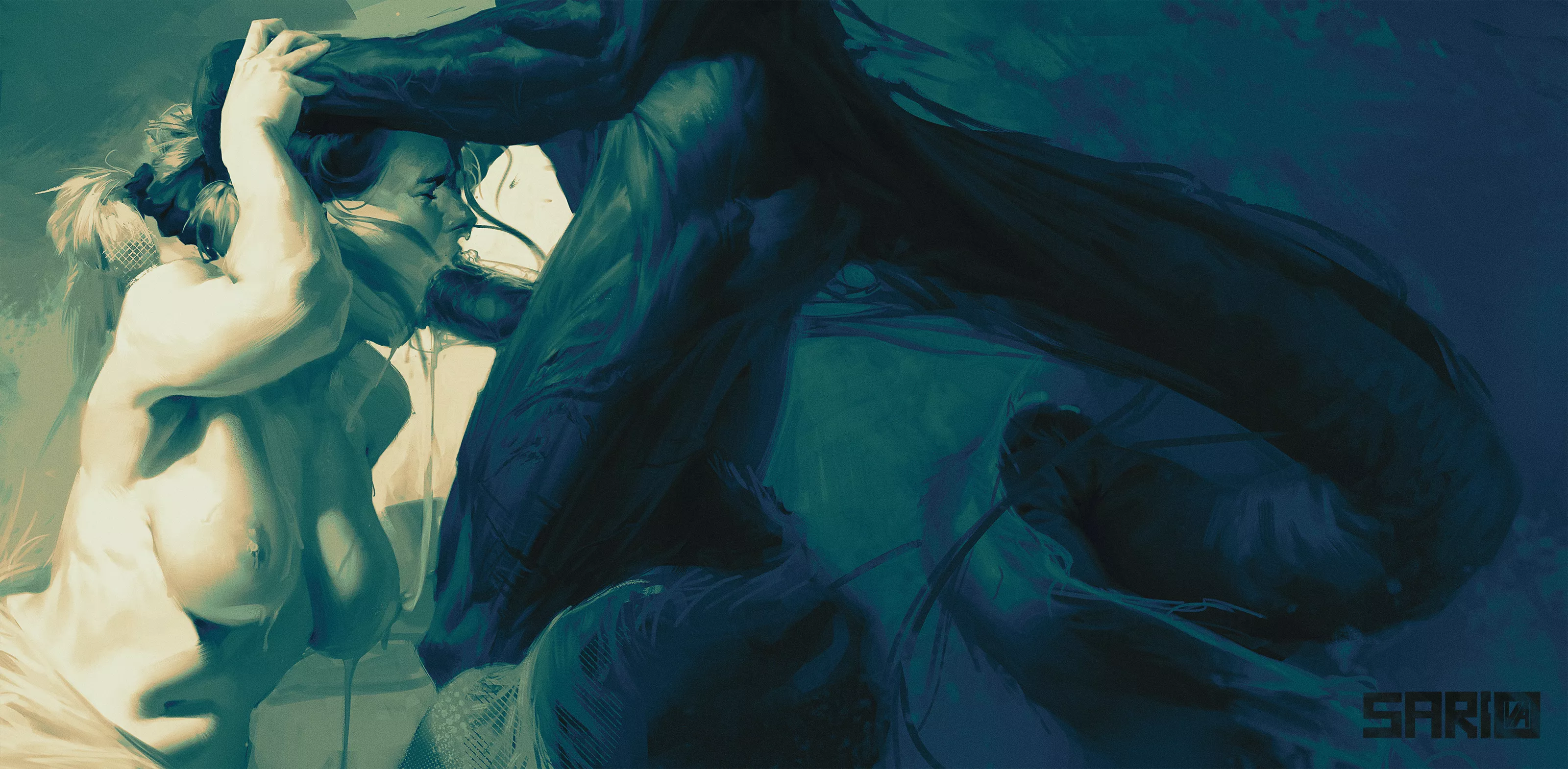 In times of draught, it is crucial for Eeliens to stay moist. Though limited in intelligence, some do find creative solutions to a deadly problem. (SarivaOrgio) posted by SarivaOrgio