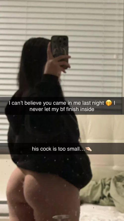 POV: my bf was out and you creampied my Asian pussy last night (18 Asian) by annalovesdumplings