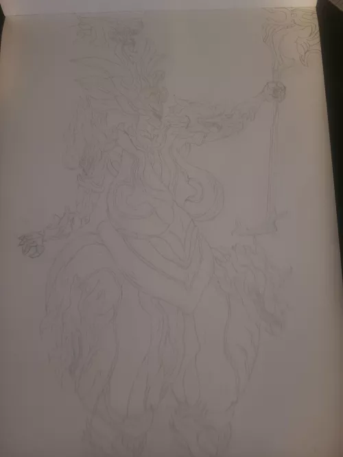 Voruna drawing (by me) by gayassthehorse