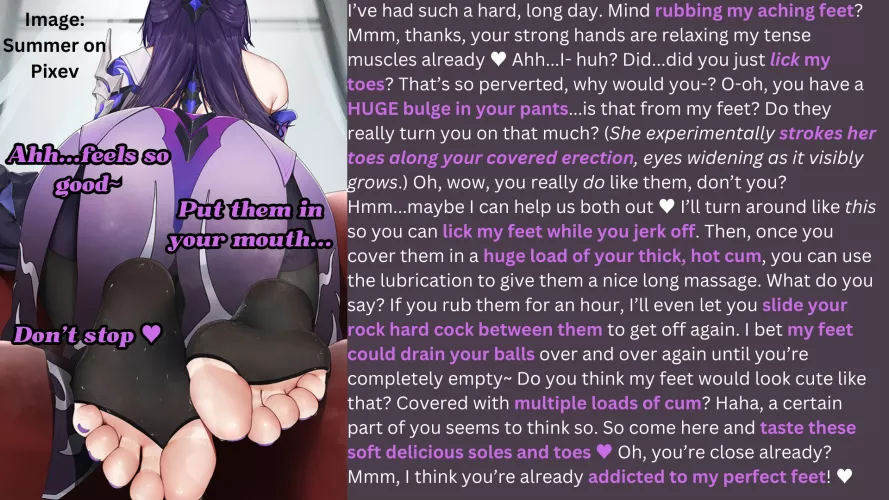 Lick My Feet While You Jerk Off ♥ [Male POV] [Foot Fetish] [Foot Worship] [Cum on Feet] [Feet in Mouth] by darkstarjoi