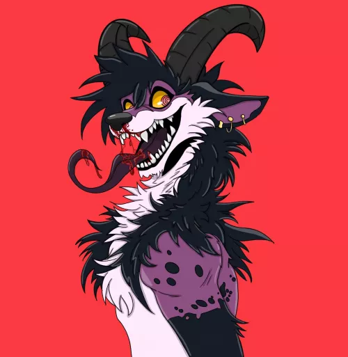 So I drew this psycho… (art by me) by Vex_the_Sinner