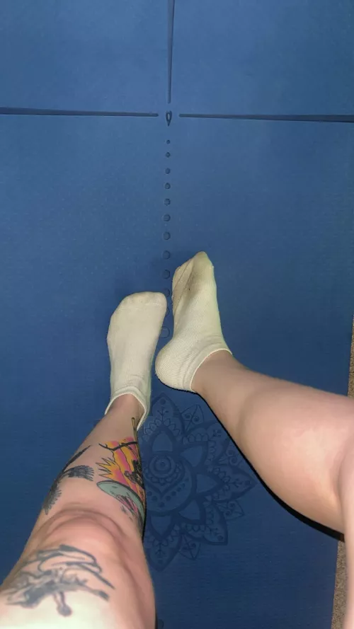 Sweaty yoga socks  by FetishFangirl
