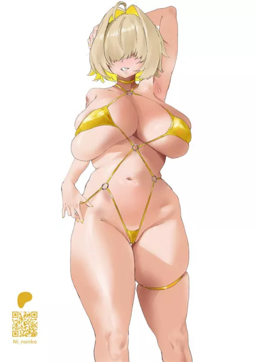 Thicc Elegg in a bikini  by NewTrib6