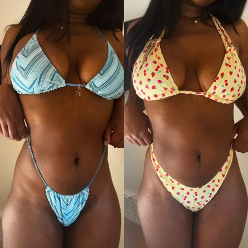 Which bikini are you choosing? by YourAfricanDelight