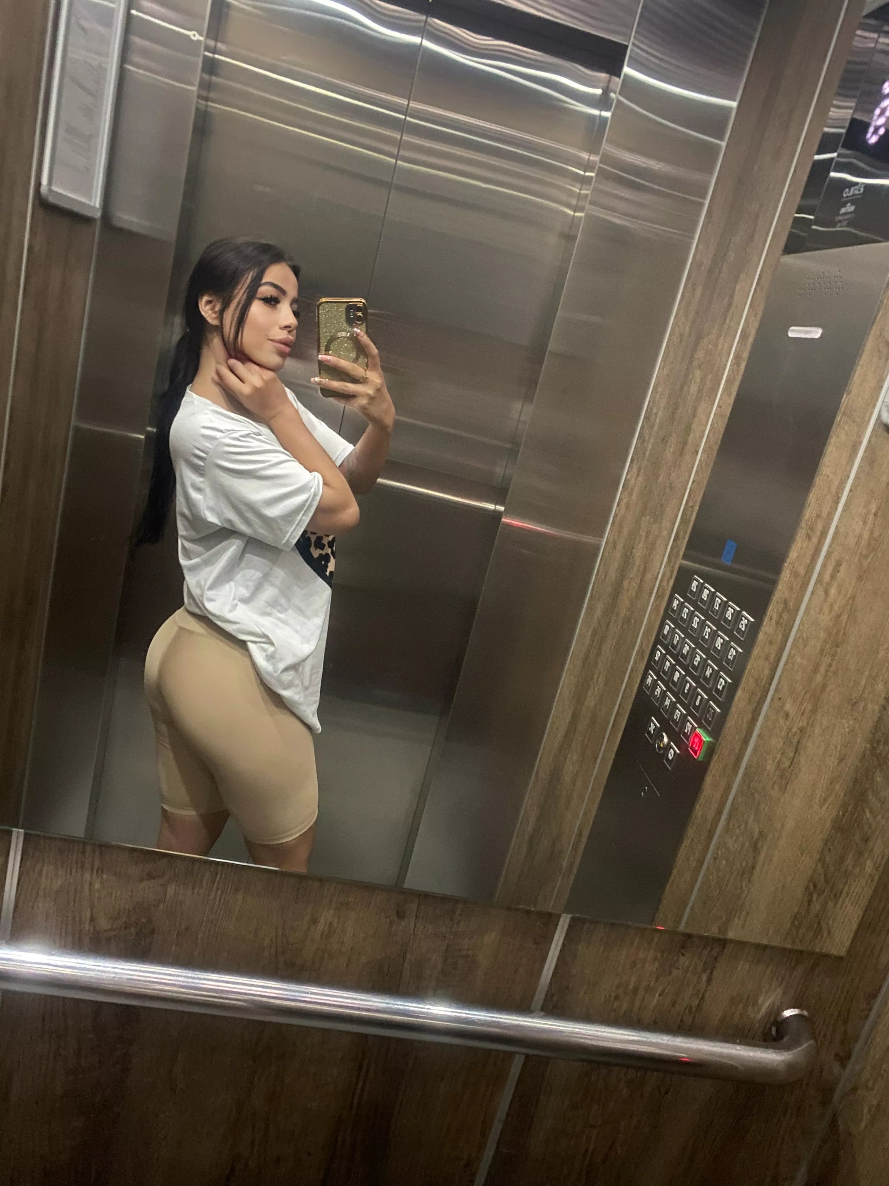 Elevator to my room, r u cuming posted by CamillaCutie