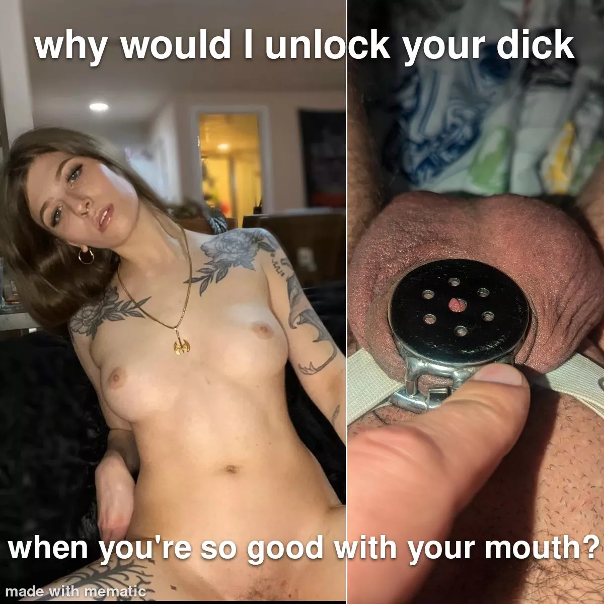 Flat boys deserve to be locked posted by ILikeChastity