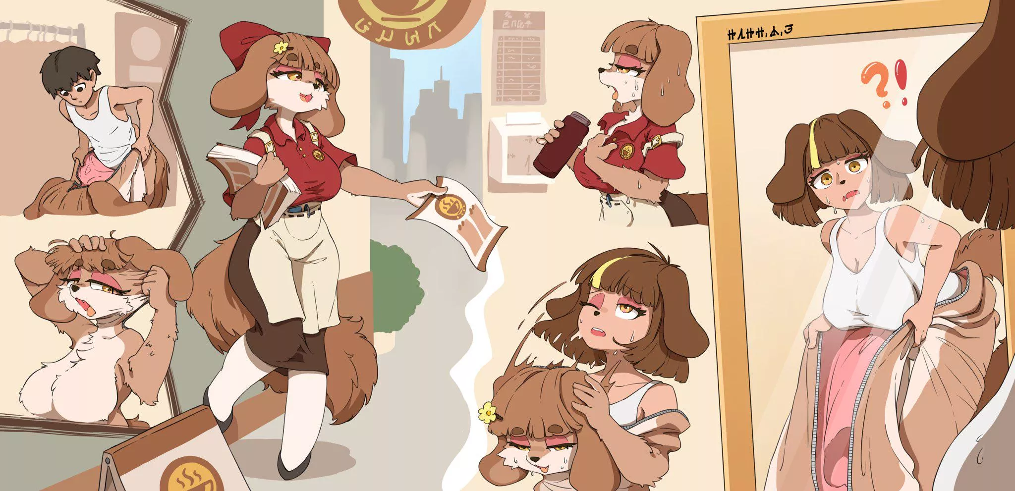 Fnaf tf panel commission request posted by CharaTheOne