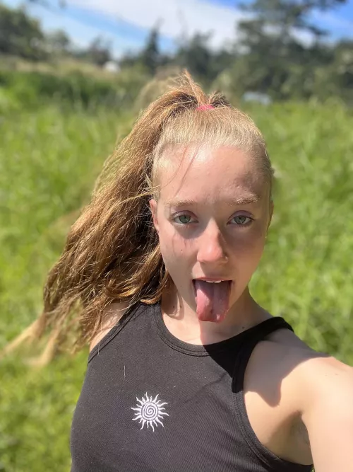 I look at you straight in the eye while swallowing it by Hallie3Rose