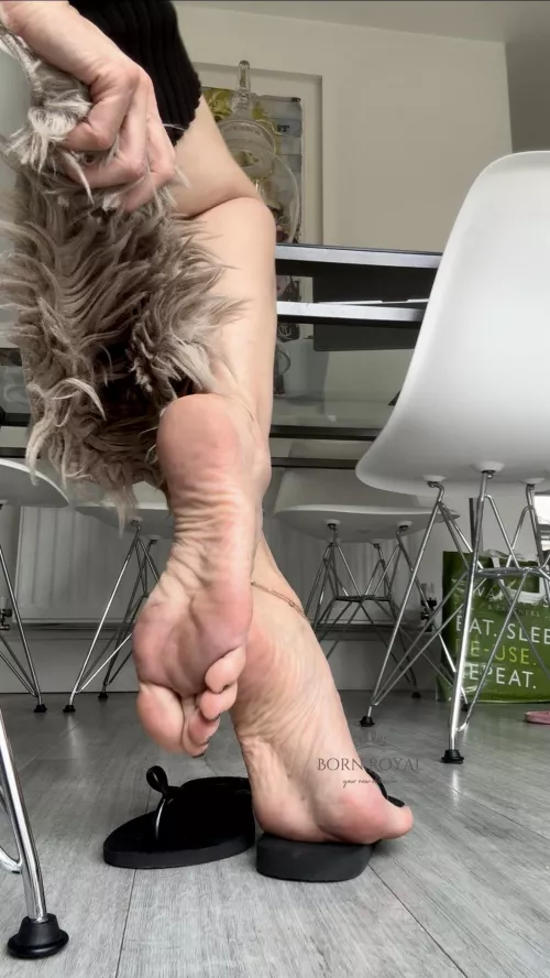 I would love a Martini now but I don’t want to move  by bornroyal_feet1