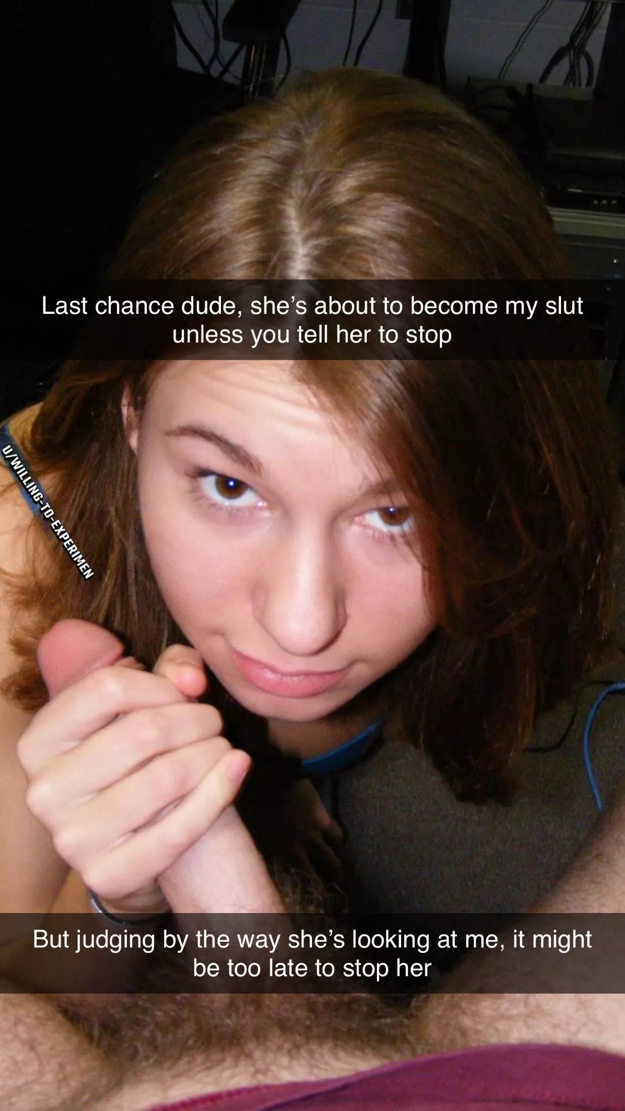 Last chance to back out… posted by willing-to-experimen