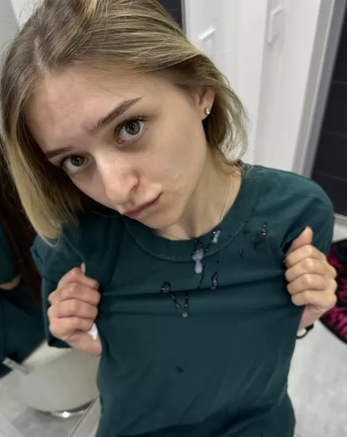 Now you have to fuck me for dirtying my favorite t-shirt by SugarFreeBabby