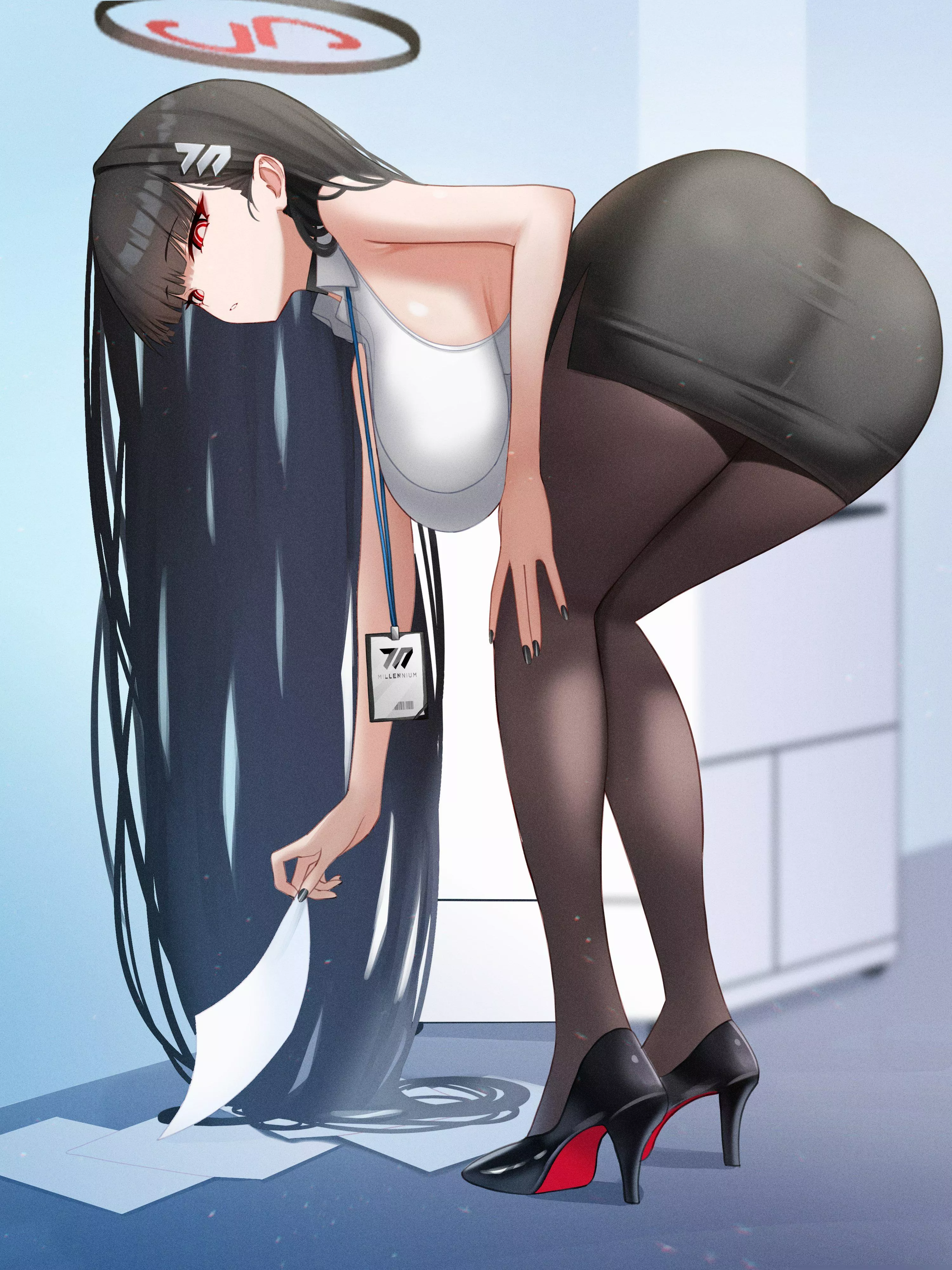 Office Lady Rio [Blue Archive] posted by CheetahSperm18