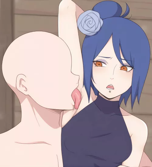 Tasting Konan's armpits by addictedtoyo