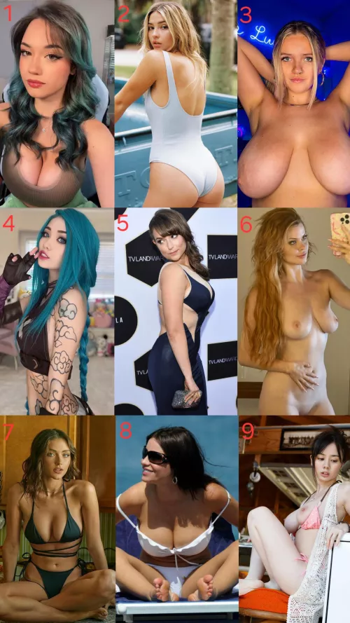 Top picks from my previous post. Who's your favorite [9] by WetFloor5