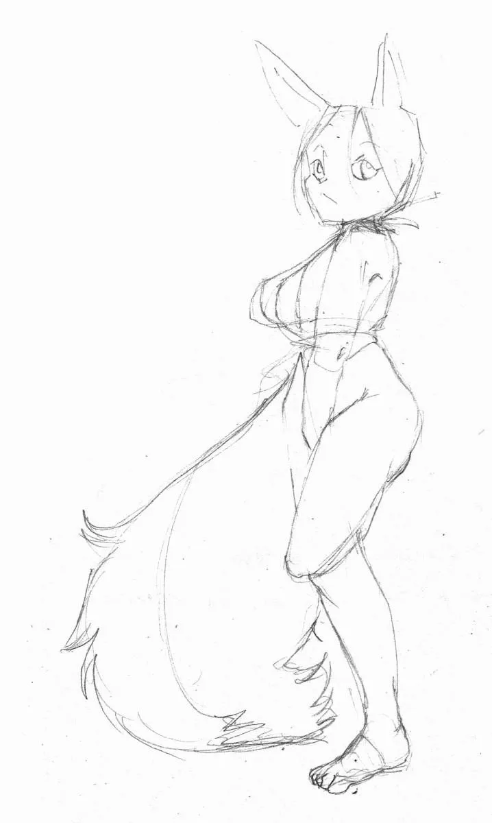 Werewolf girl (by me userdraw7511) posted by userdraw7511