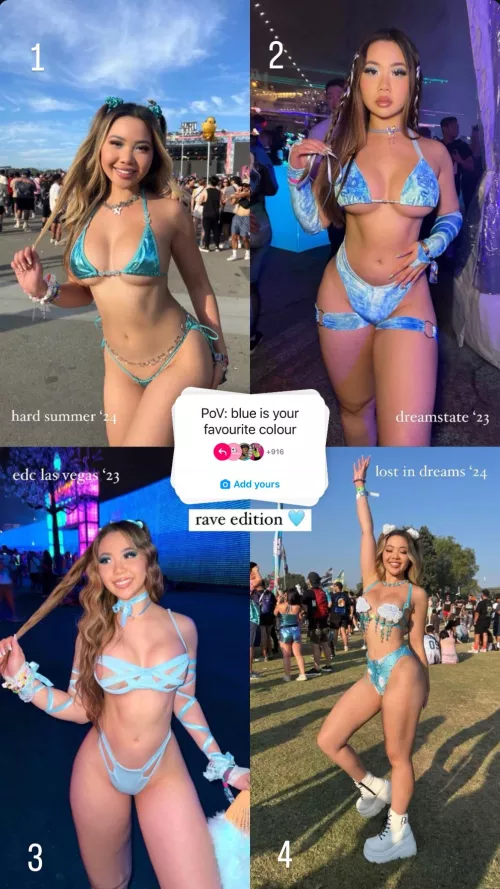 which outfit order would you fuck me in? 1-4 by misstexazz