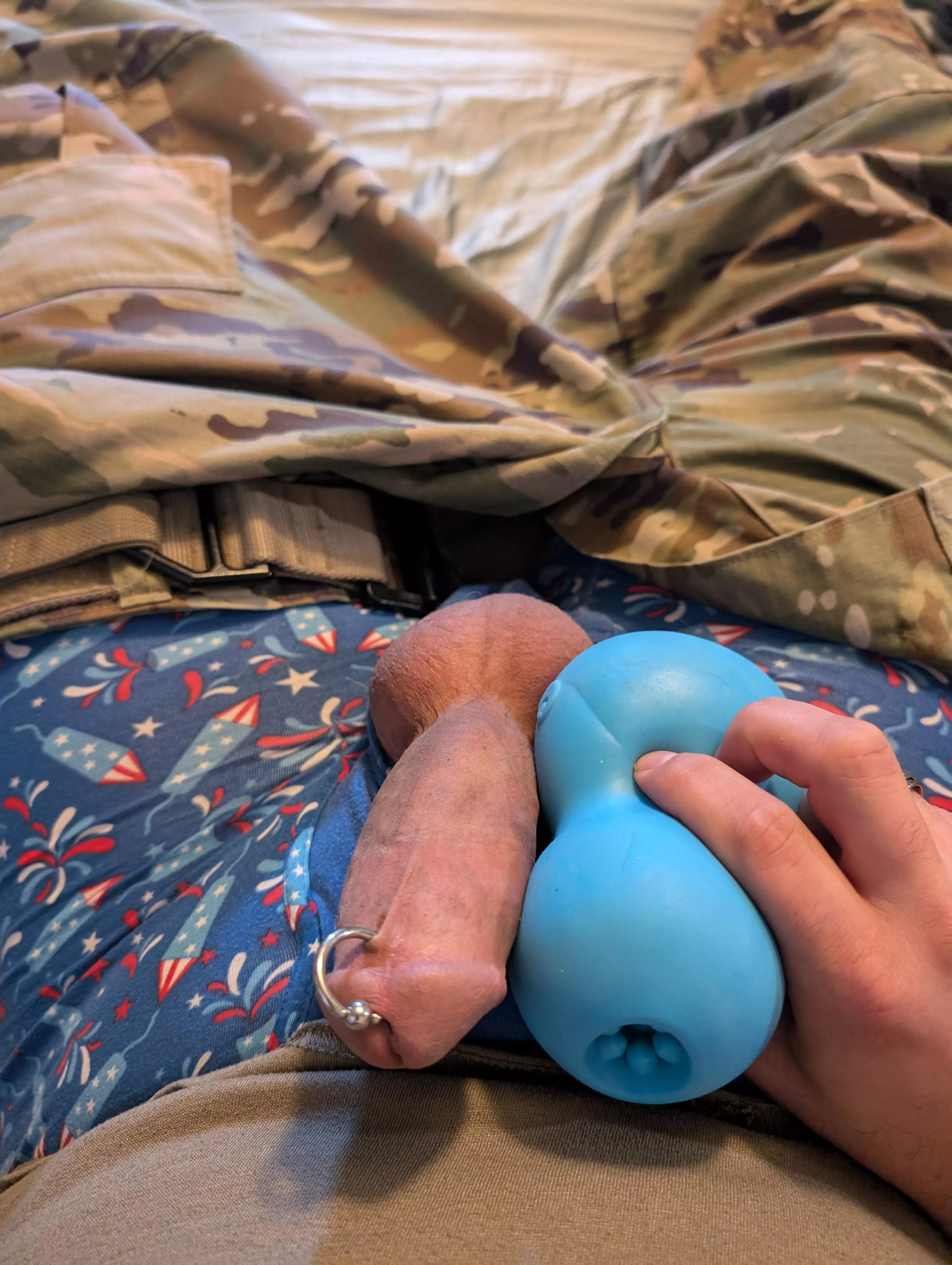 (36) stroking and teasing my pierced dick before an awards ceremony  posted by Aces4Cayde