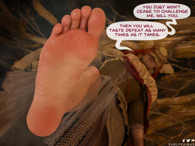 Defeated By Melania (earlpedibus) [Elden Ring] by Lachryma_ud