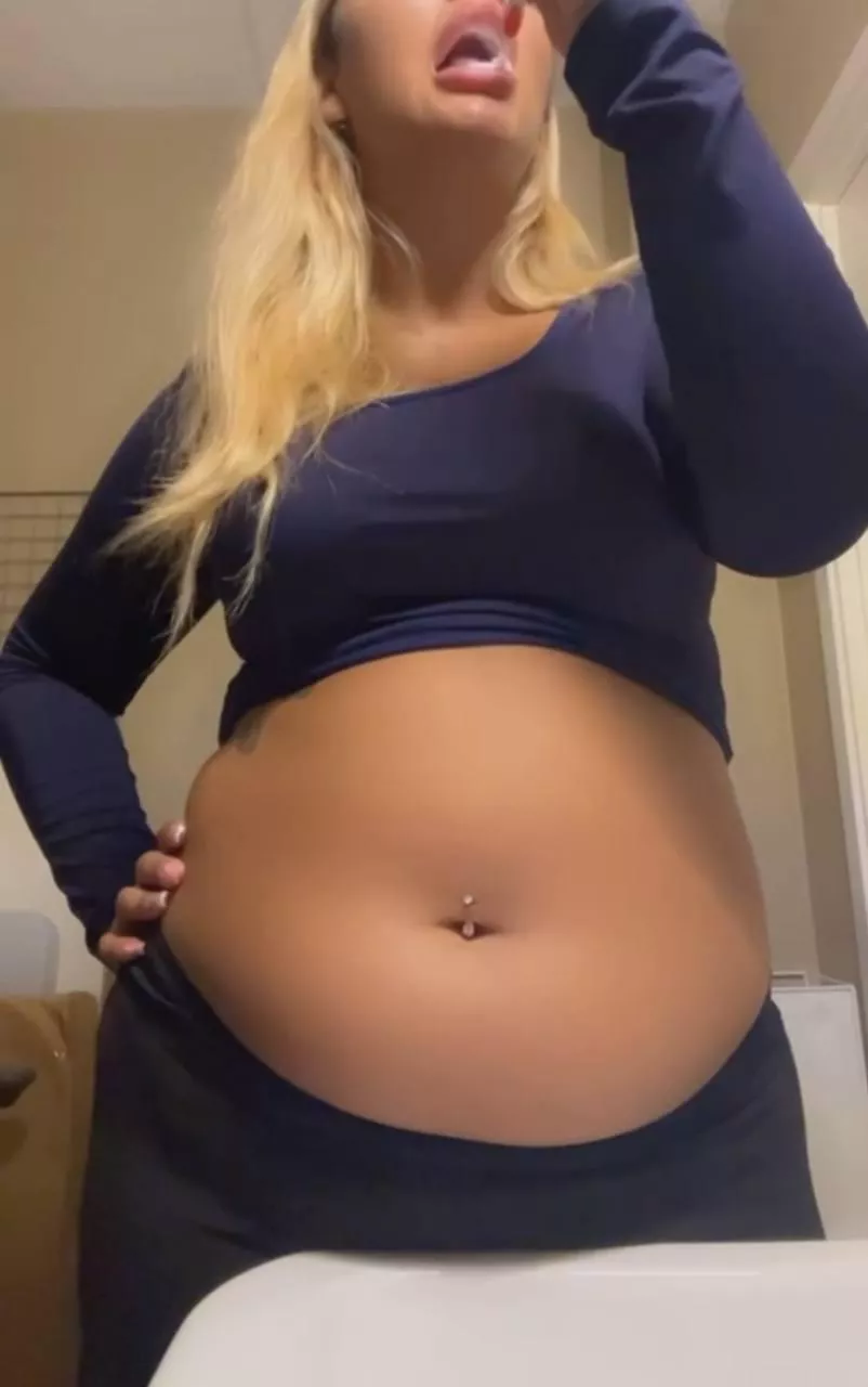 Don't forget to brush your teeth after a long day of stuffing 🤰🏼 posted by No-Nefariousness1680