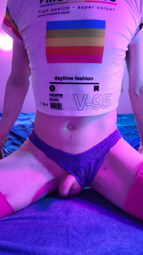 Feeling super cute in my crop top 😊 by Minus_Me