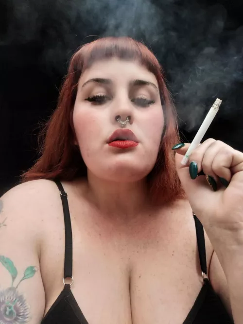 I love to smoke a cig after fucking and... in the middle of it, too. by Madammelaru