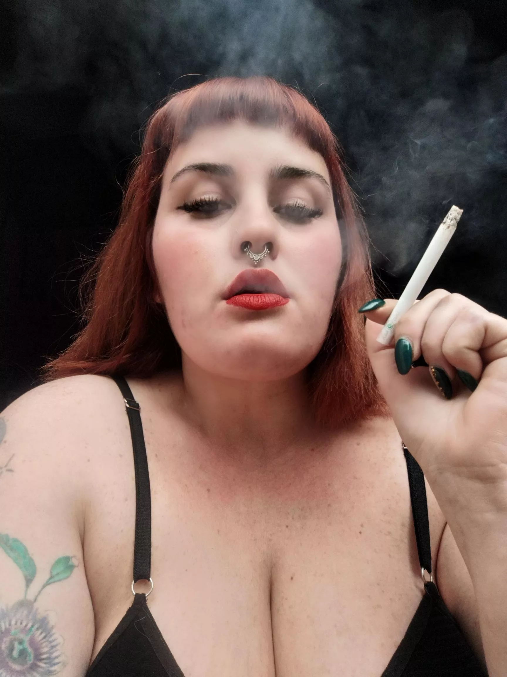 I love to smoke a cig after fucking and... in the middle of it, too. posted by Madammelaru