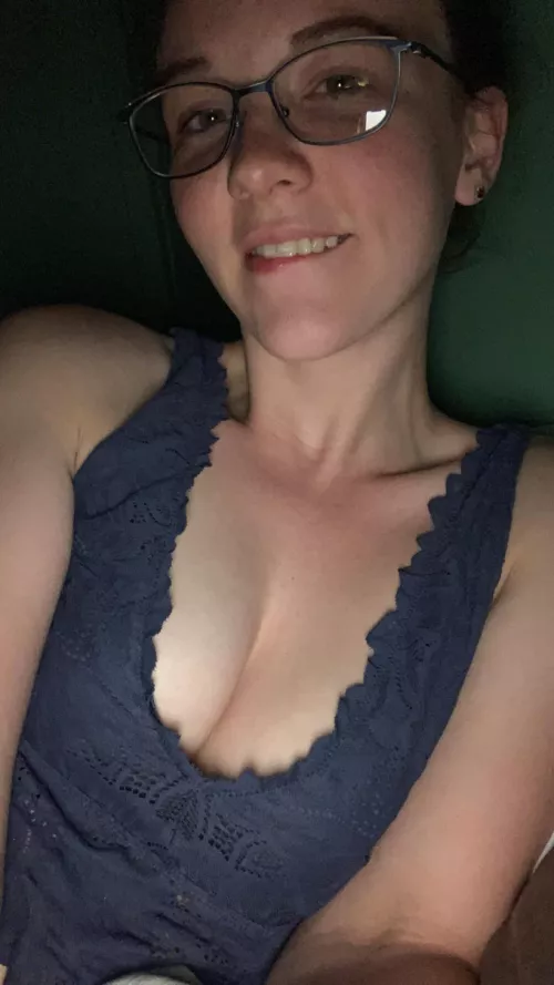 Late night and my glasses are still on by thebreefontaine