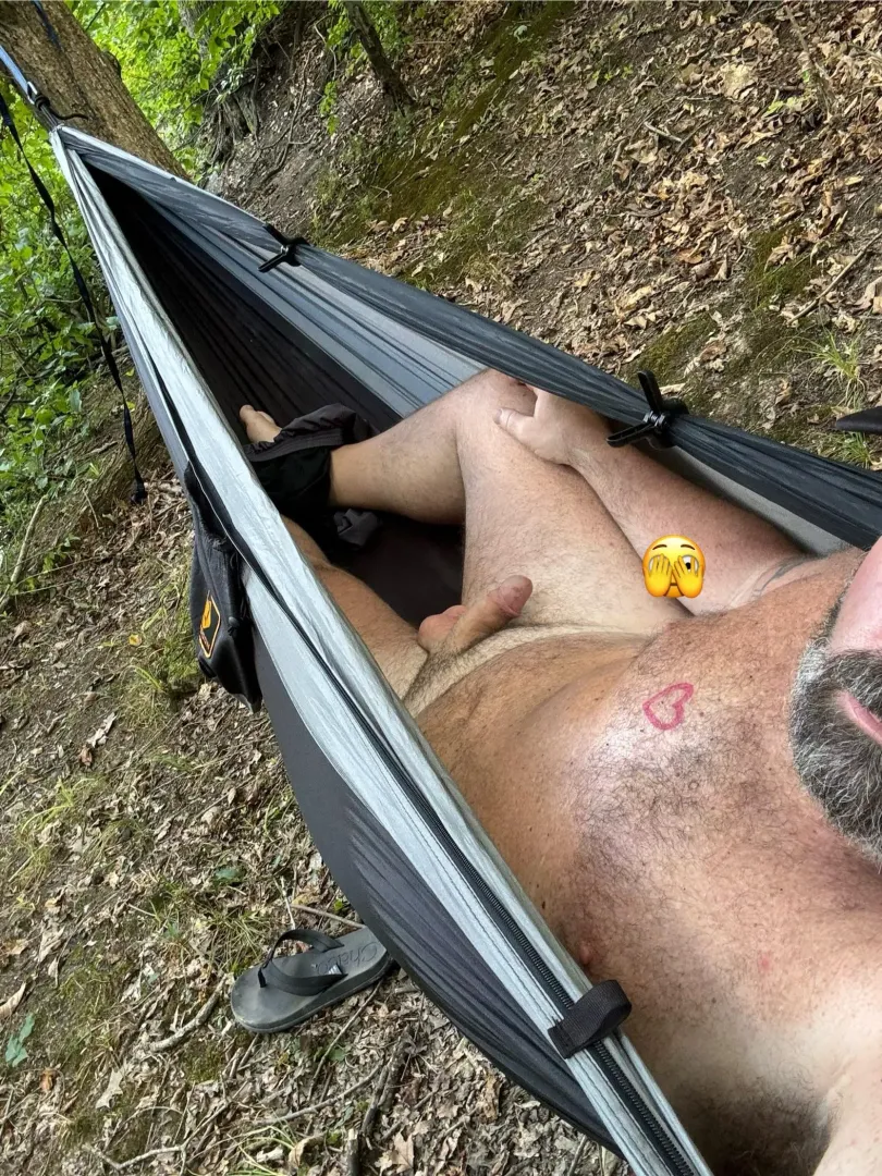 More nakey hammocking posted by doingfinenow