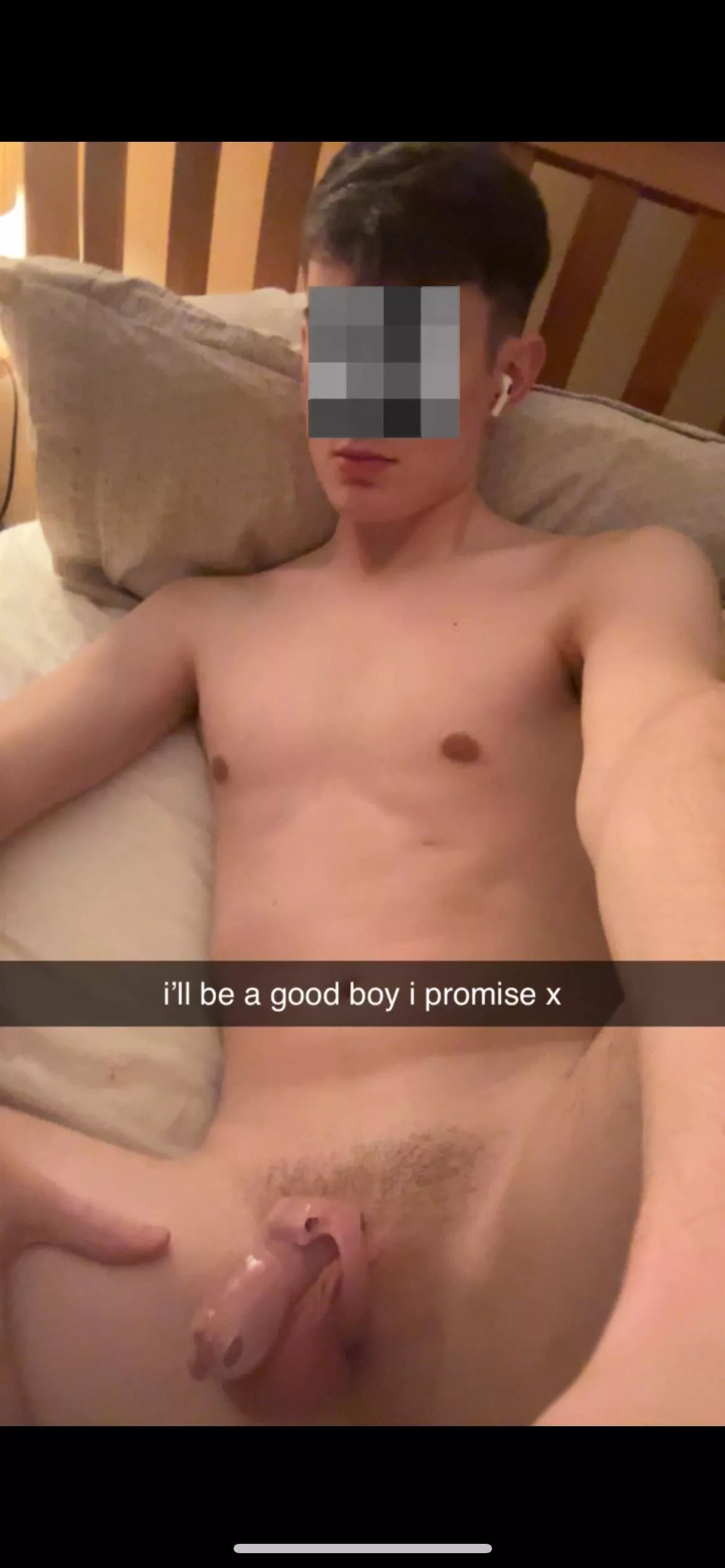What would you do if I wasn’t a good boy? 😈 posted by gaytwinkaway