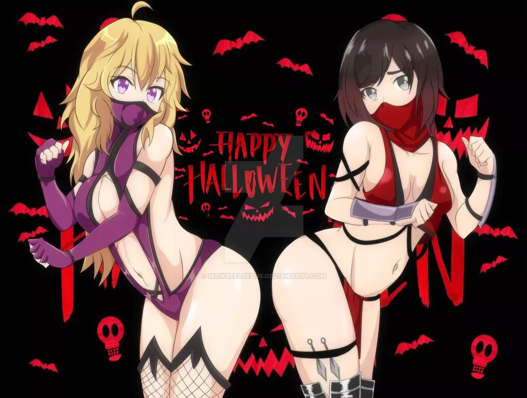 Xiao Long Rose Sisters dressed as Sindel's Daughters By maikbeelzebub posted by CapAccomplished8072