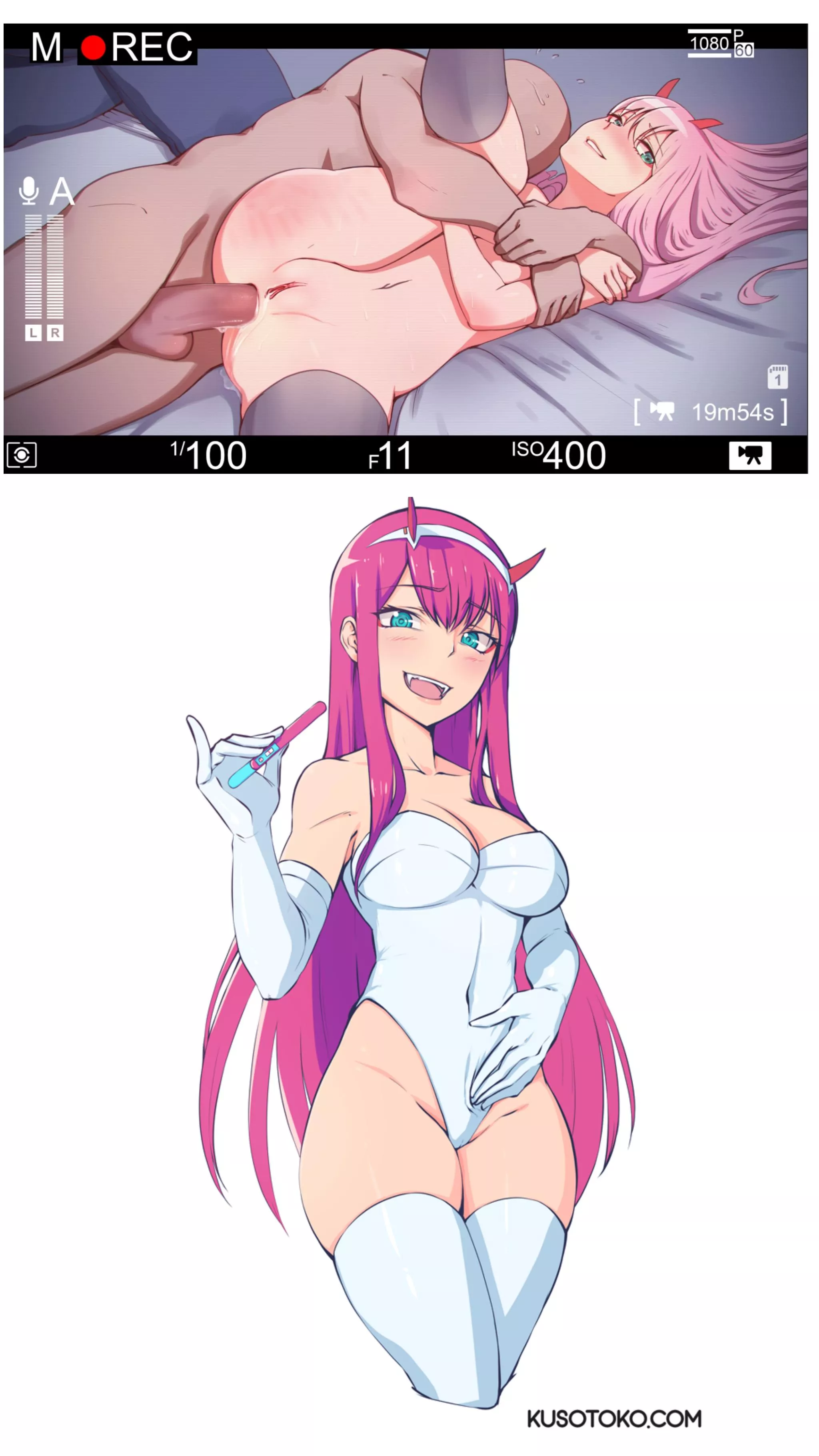 Zero Two Pregnancy (Kusotoko) [Darling In The Franxx] posted by JaidenX_2002