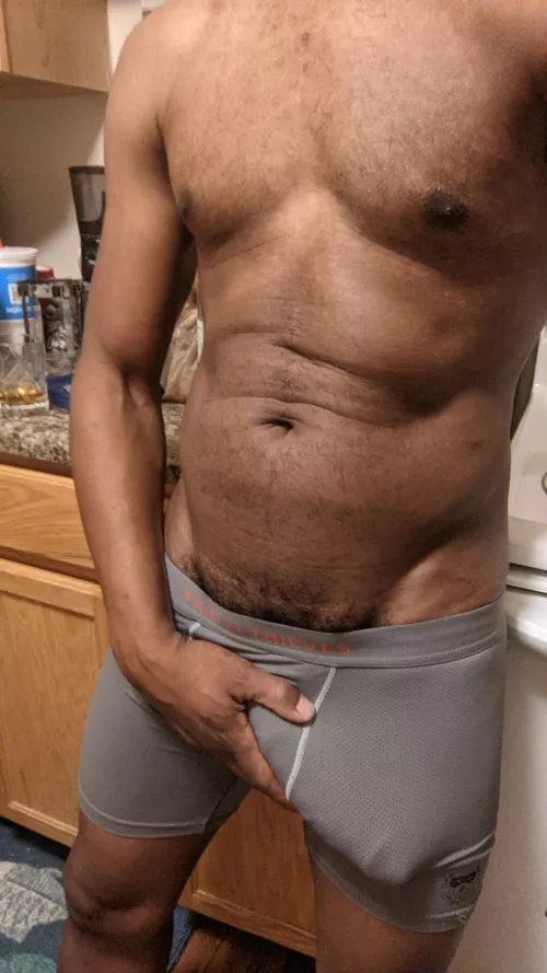 About to make breakfast...with extra sausage by foureyednudist