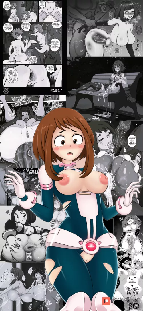Ochaco Uraraka Hentai Wallpaper (Myst | YHW) by Icy-Fig4423