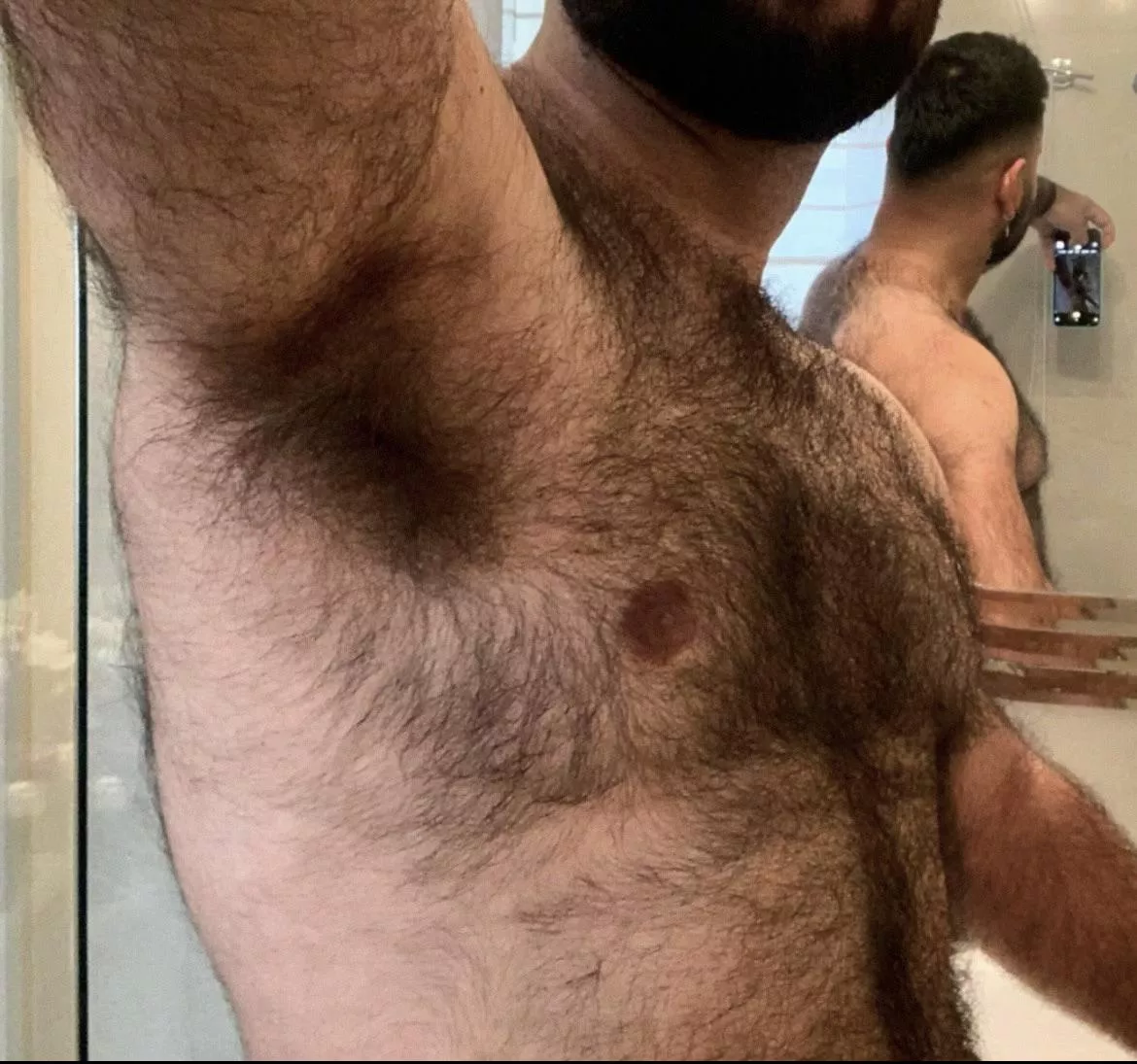 Smell the testosterone? posted by gym-fur