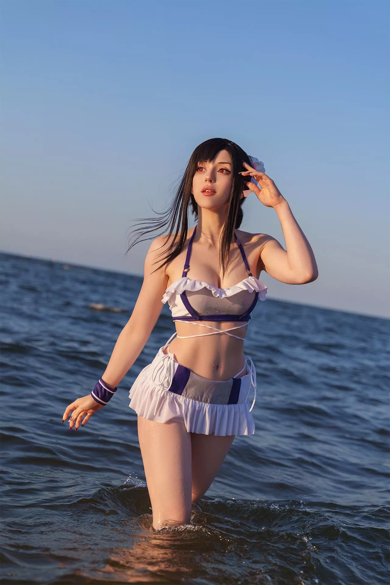 Swimsuit Tifa cosplay by aka_purin posted by purinex