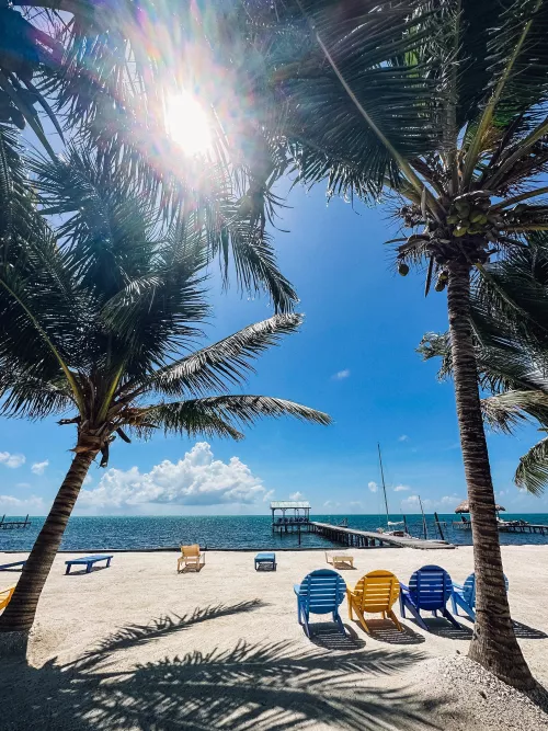 Beach bliss in Caye Caulker, Belize ✨🇱🇦 by SpaceTraveller29