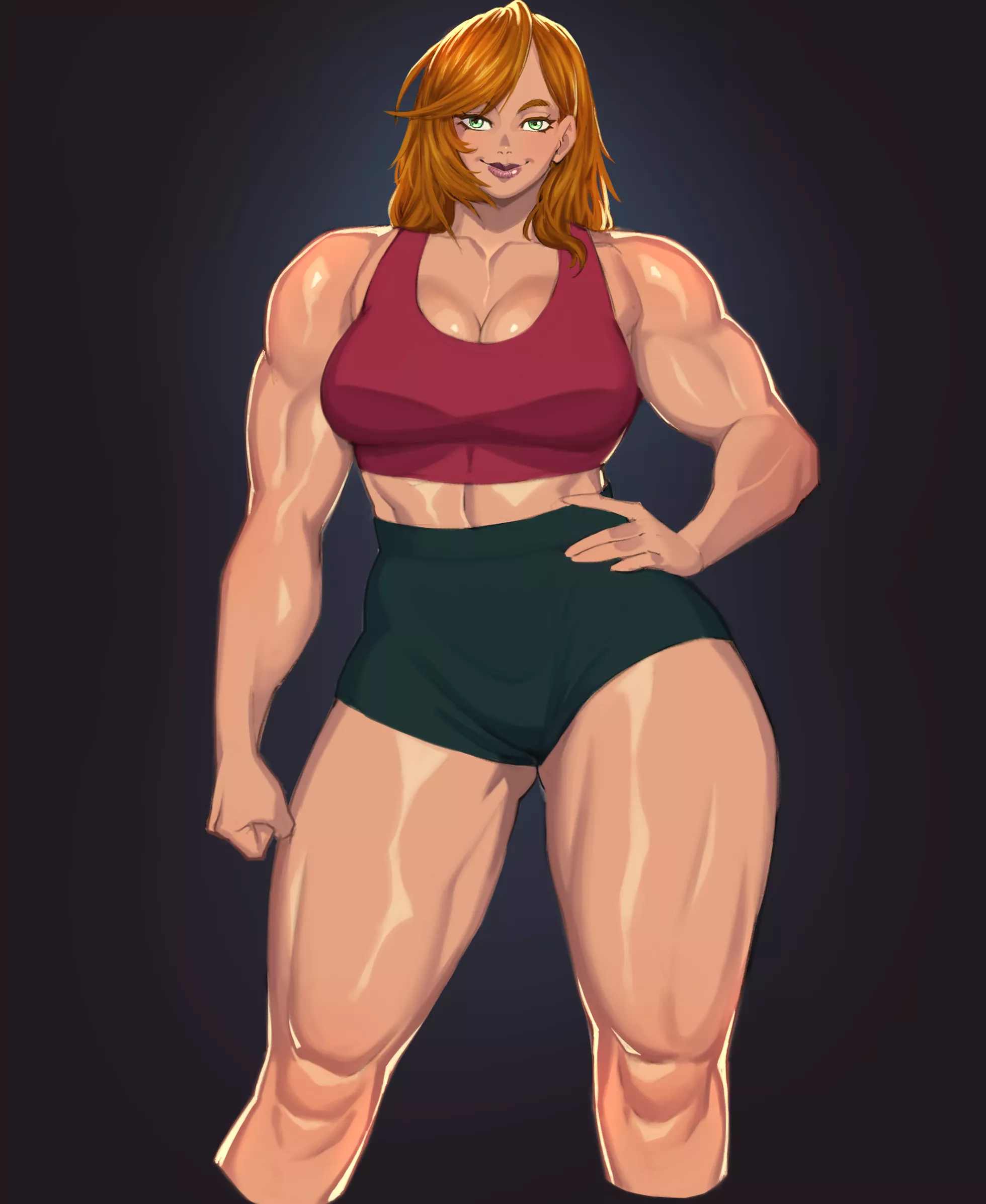 Buff Girl [DrakkaiArt] posted by TheTMoneyMan