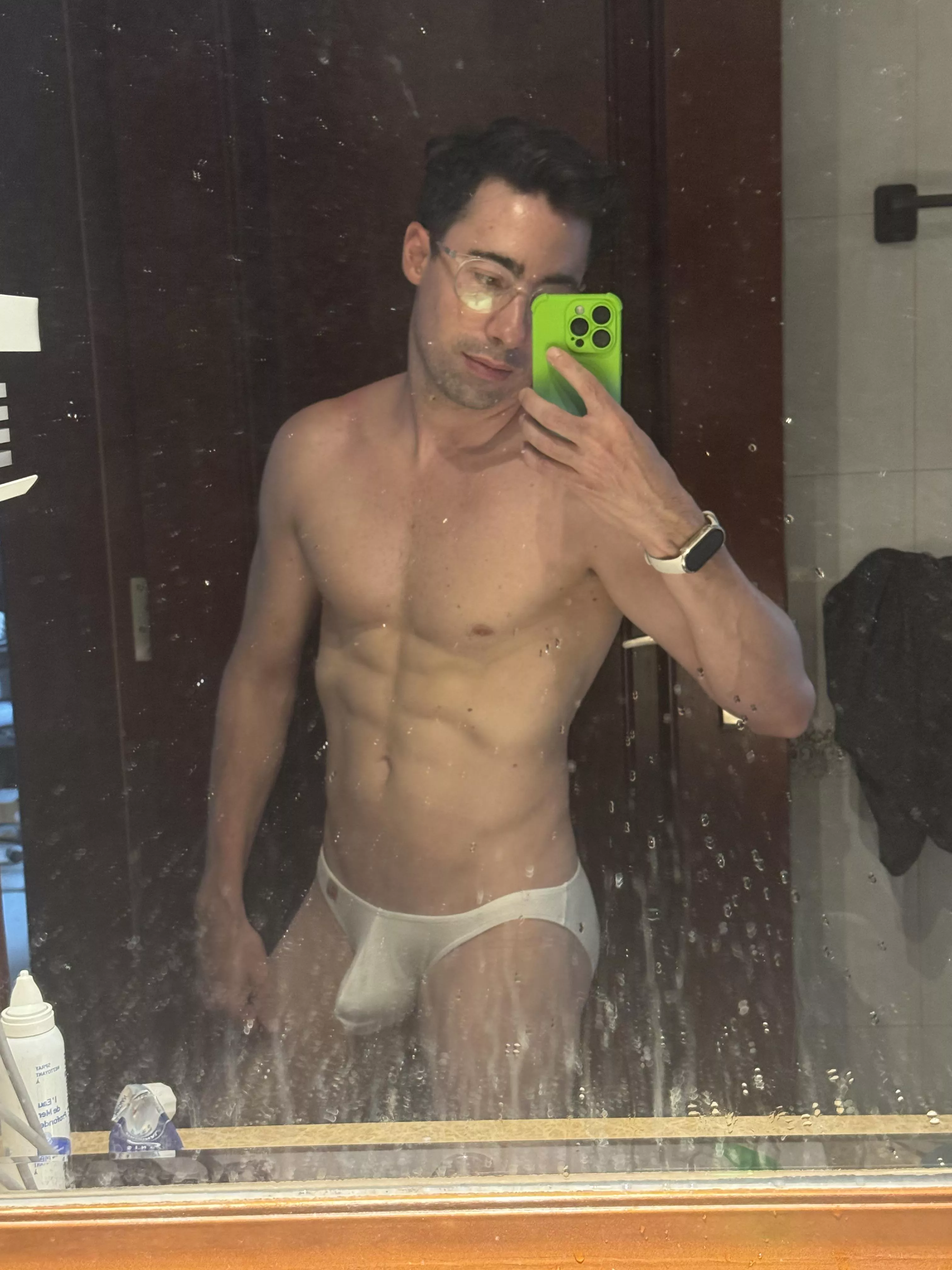 Just white briefs  posted by arthusandnico