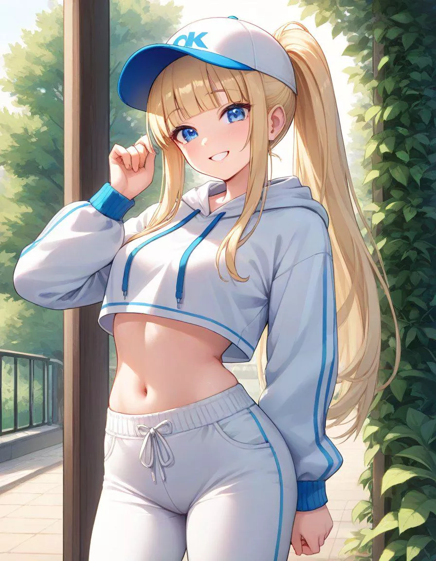 White & Blue Outfit  posted by CheetahSperm18