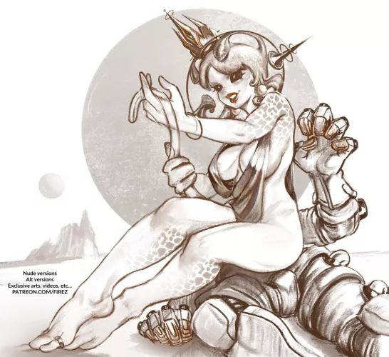 Alien Queen by me. Alt and More in the replies by Firez_hn