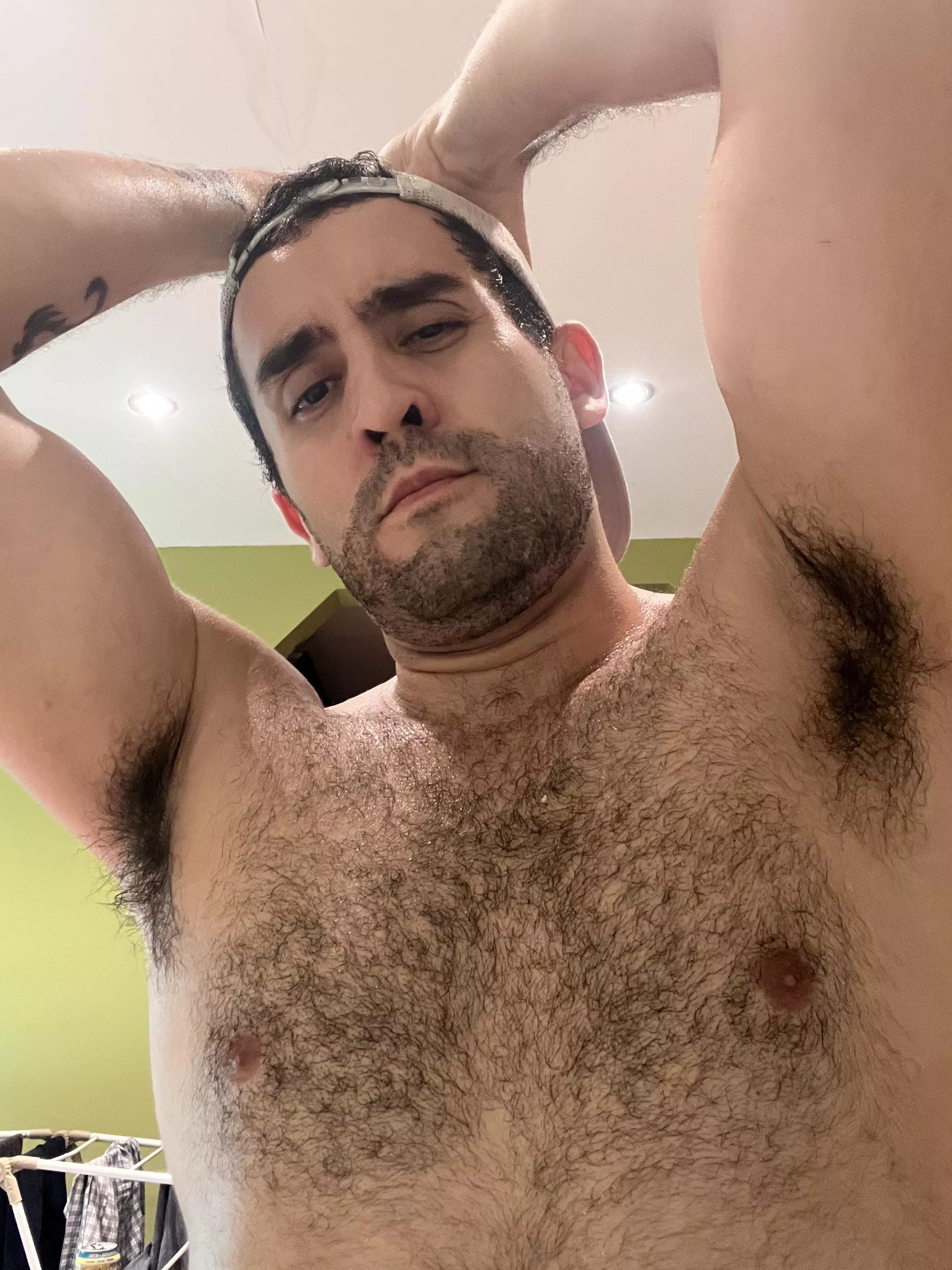 Decided to keep it hairy from now on 👅 posted by large_bookworm