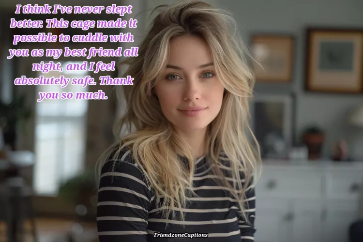 Make sure that she can feel safe by FriendzoneCaptions