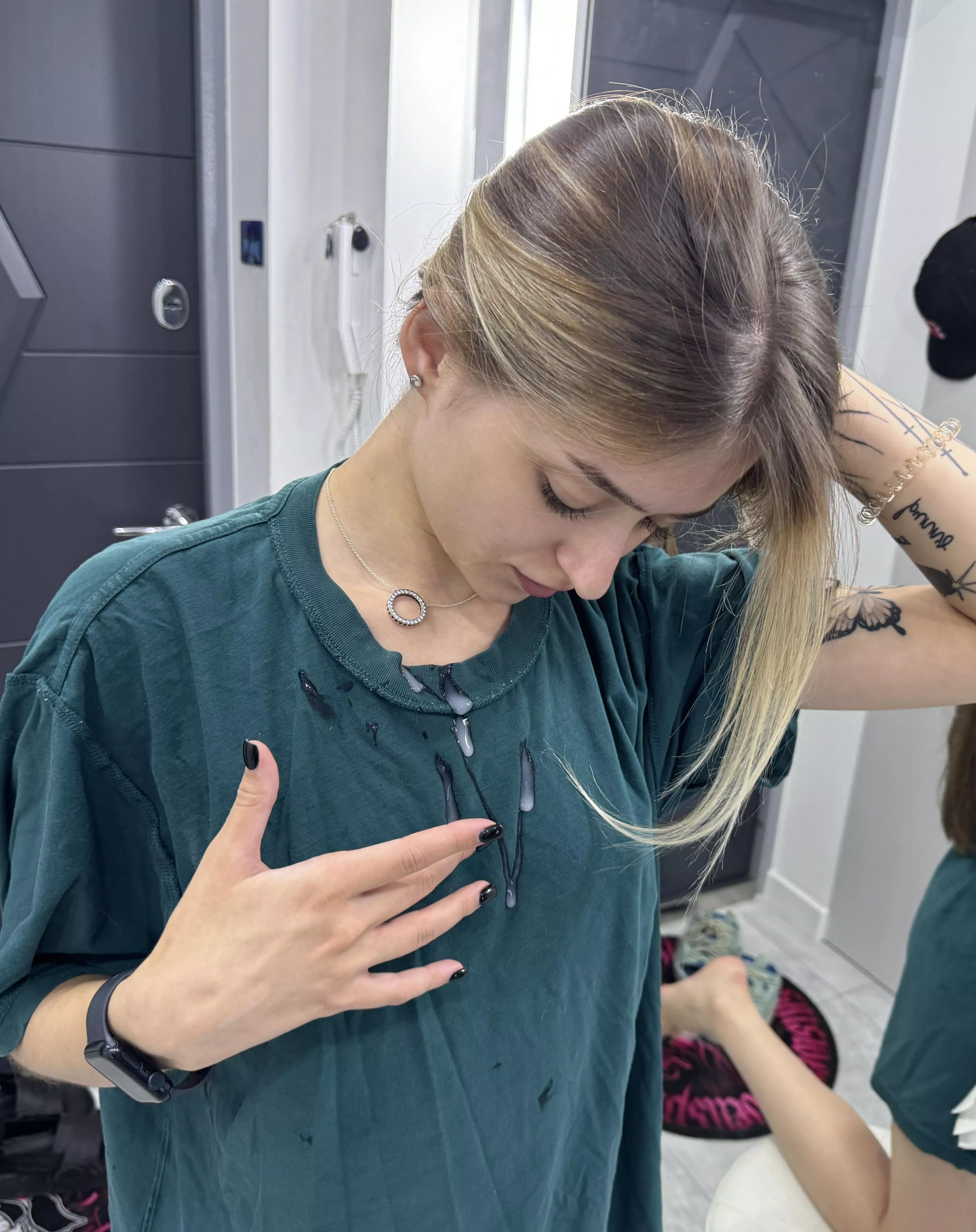 My favorite home t-shirt got dirty posted by SugarFreeBabby