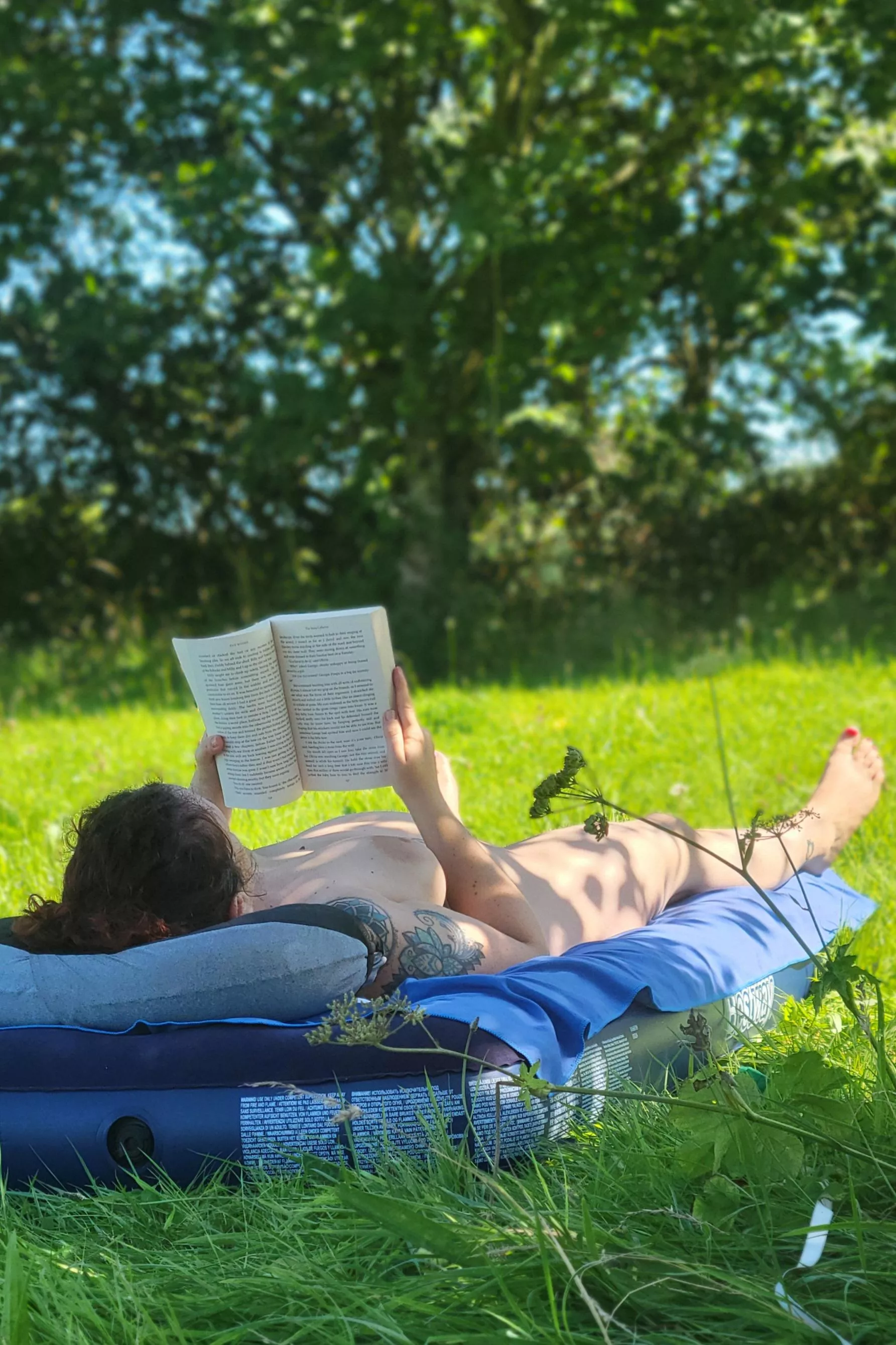 Naked Wifey Reading  posted by uncut-John