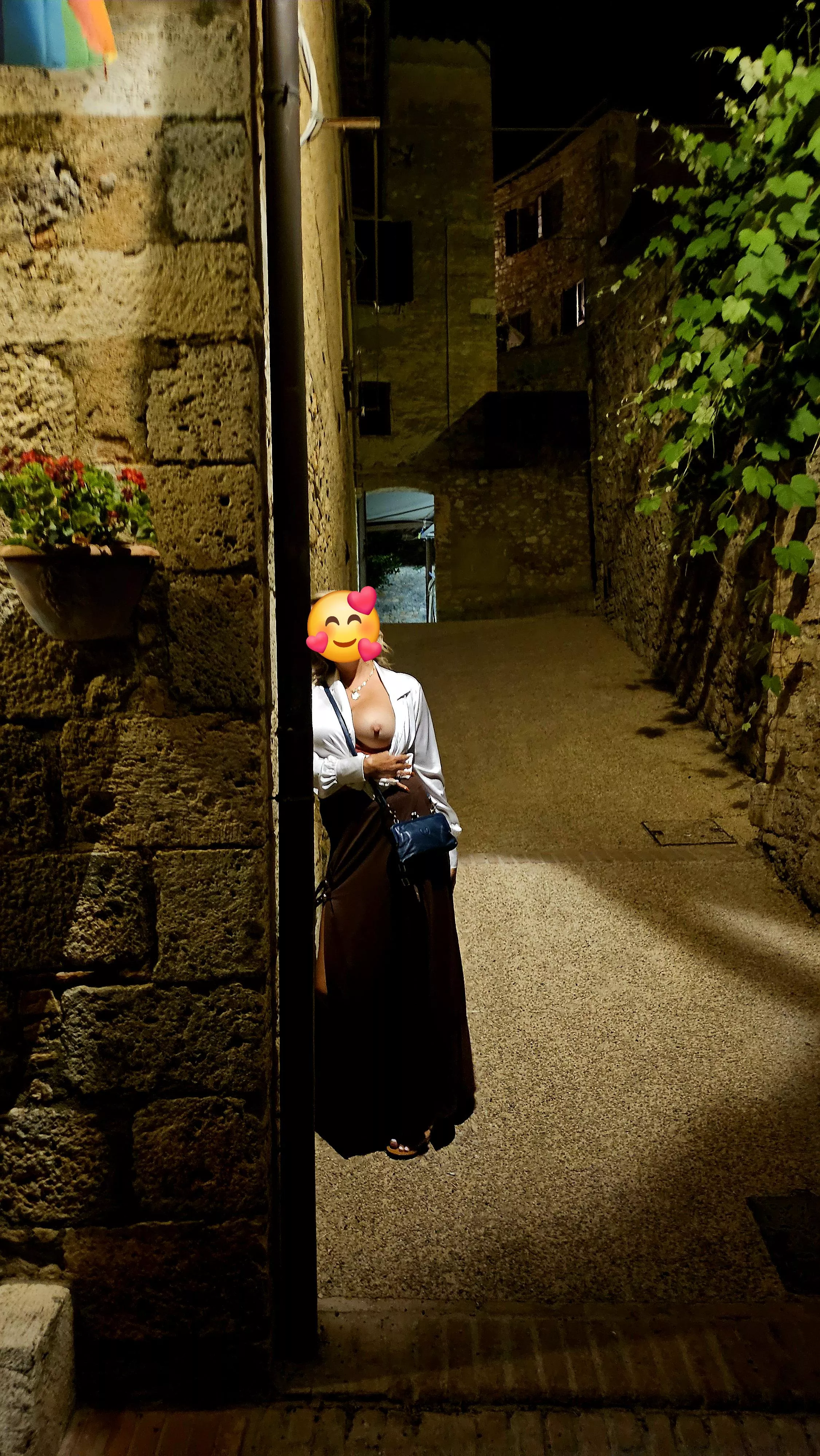 On a crowded street in Italy :) posted by TitsyWolf