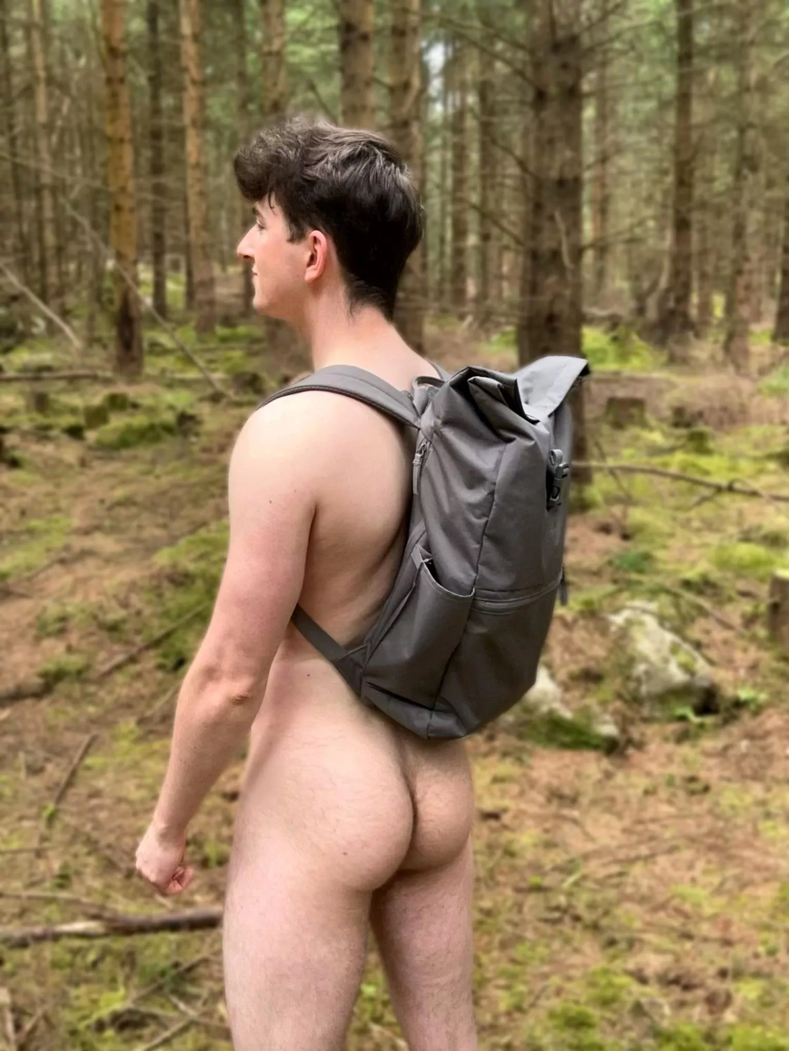 All I packed for my hike is my backpack and booty… 🍑  posted by FlynnFoxx