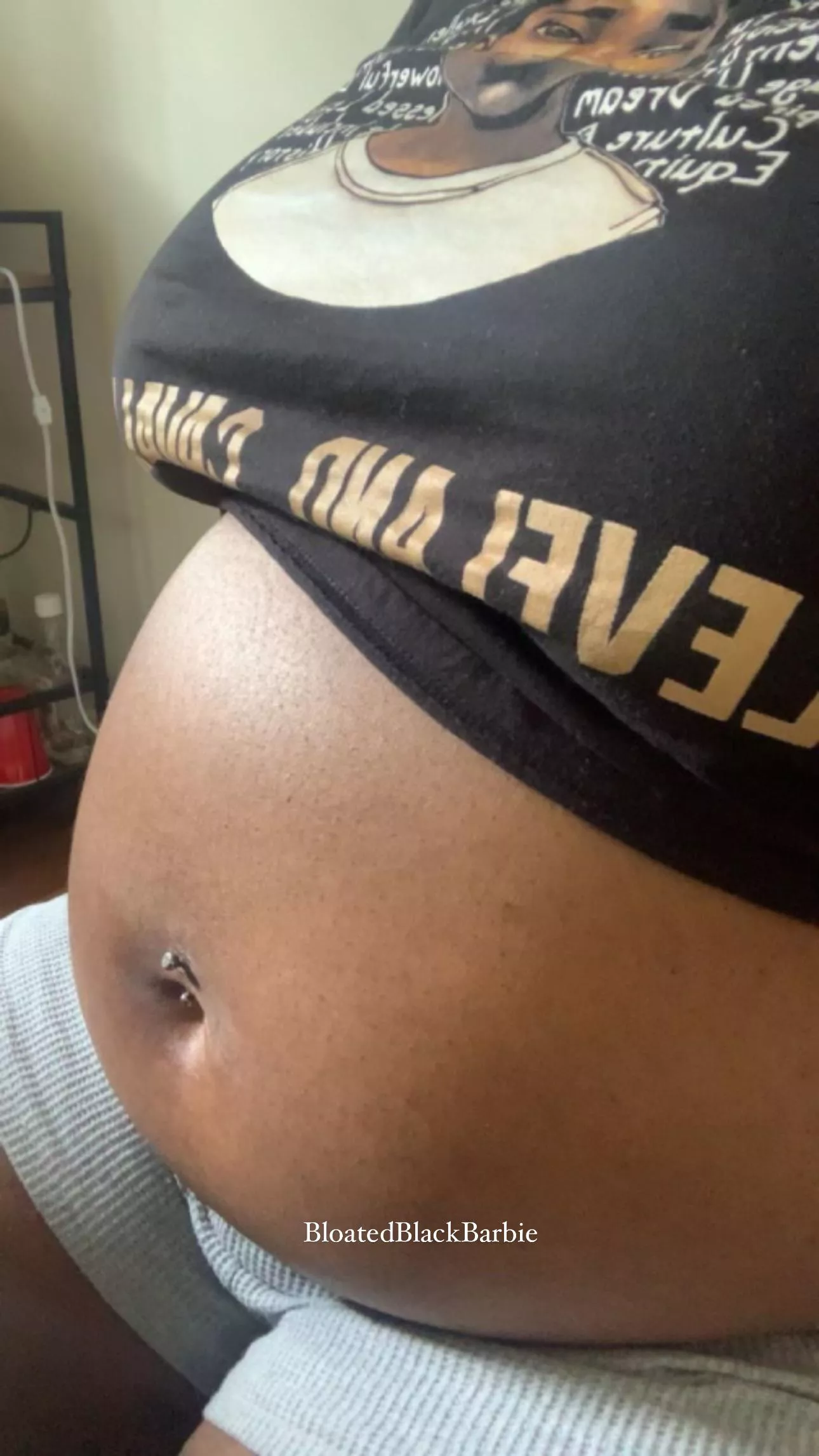 I ate enough for 3 people 🥞 posted by bloatedblackbarbie