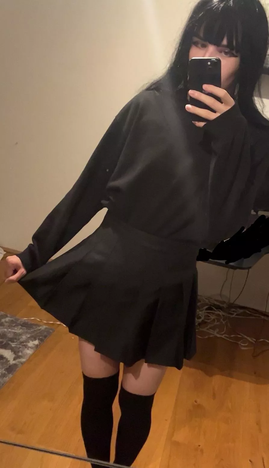 I love all black outfits :3 posted by Lis_xcf