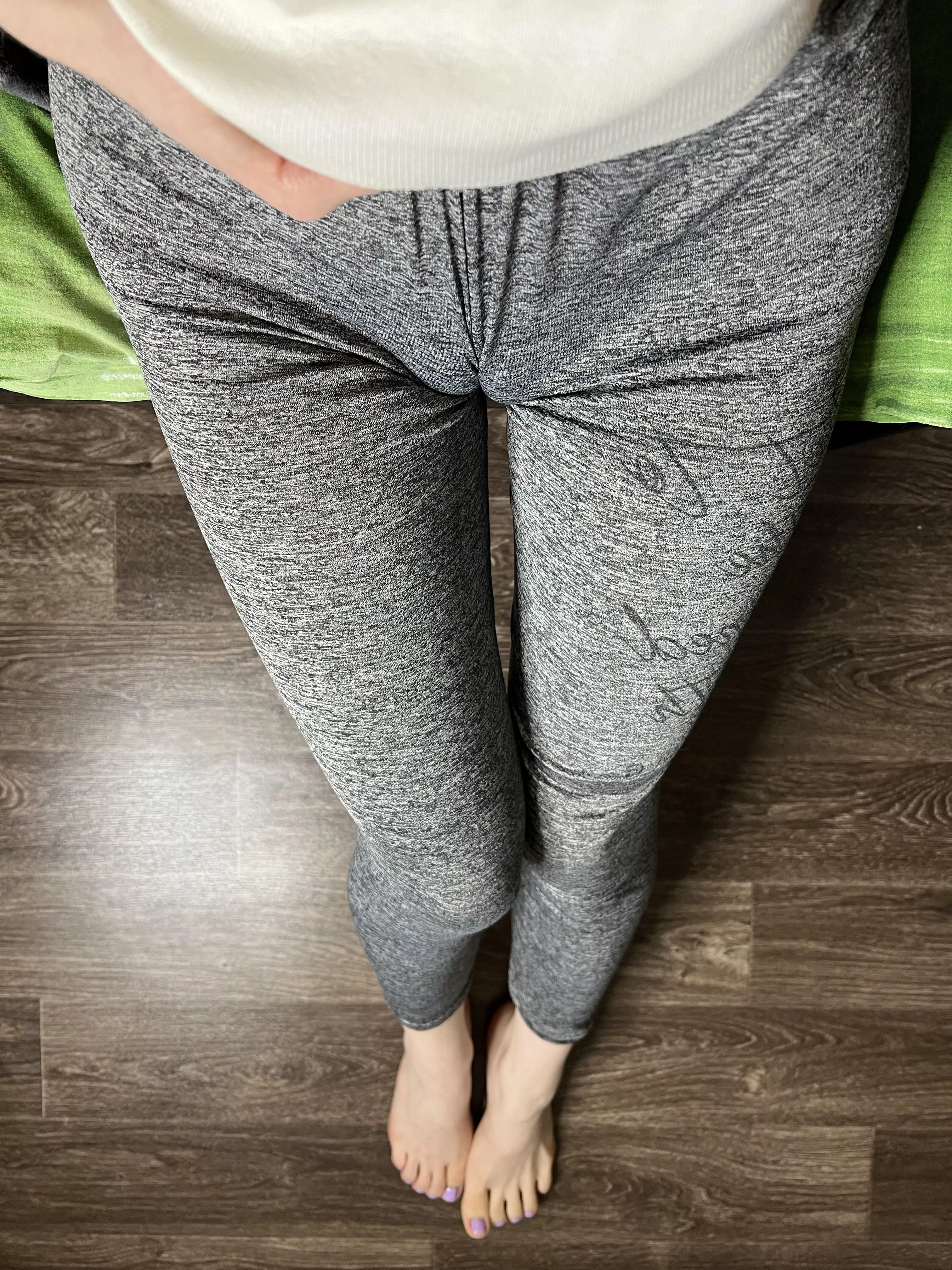 I've lost a lot of weight and my camel toe is becoming less visible in these leggings posted by WellLoveYou