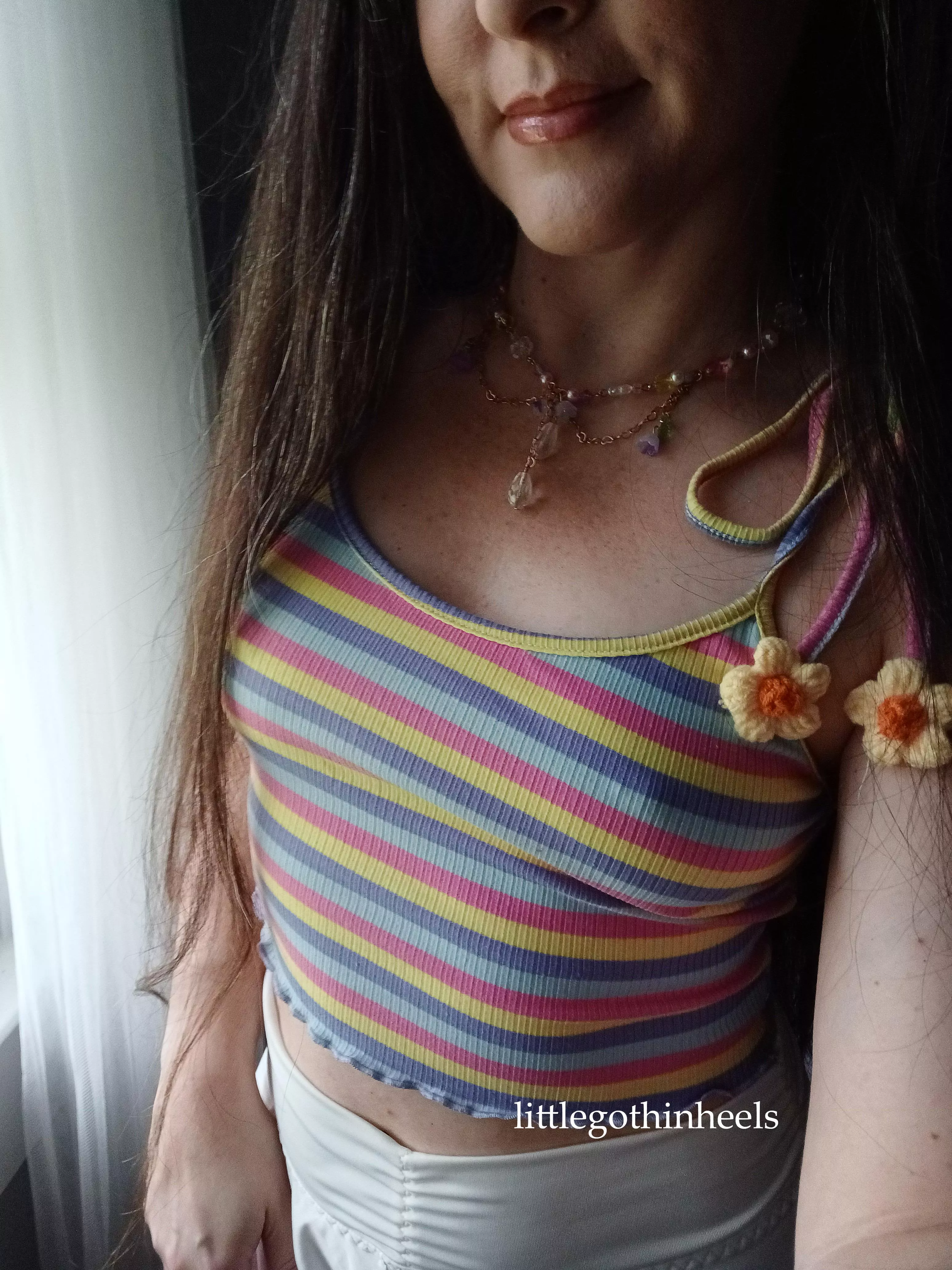 life is so much better without a bra :) posted by littlegothinheels